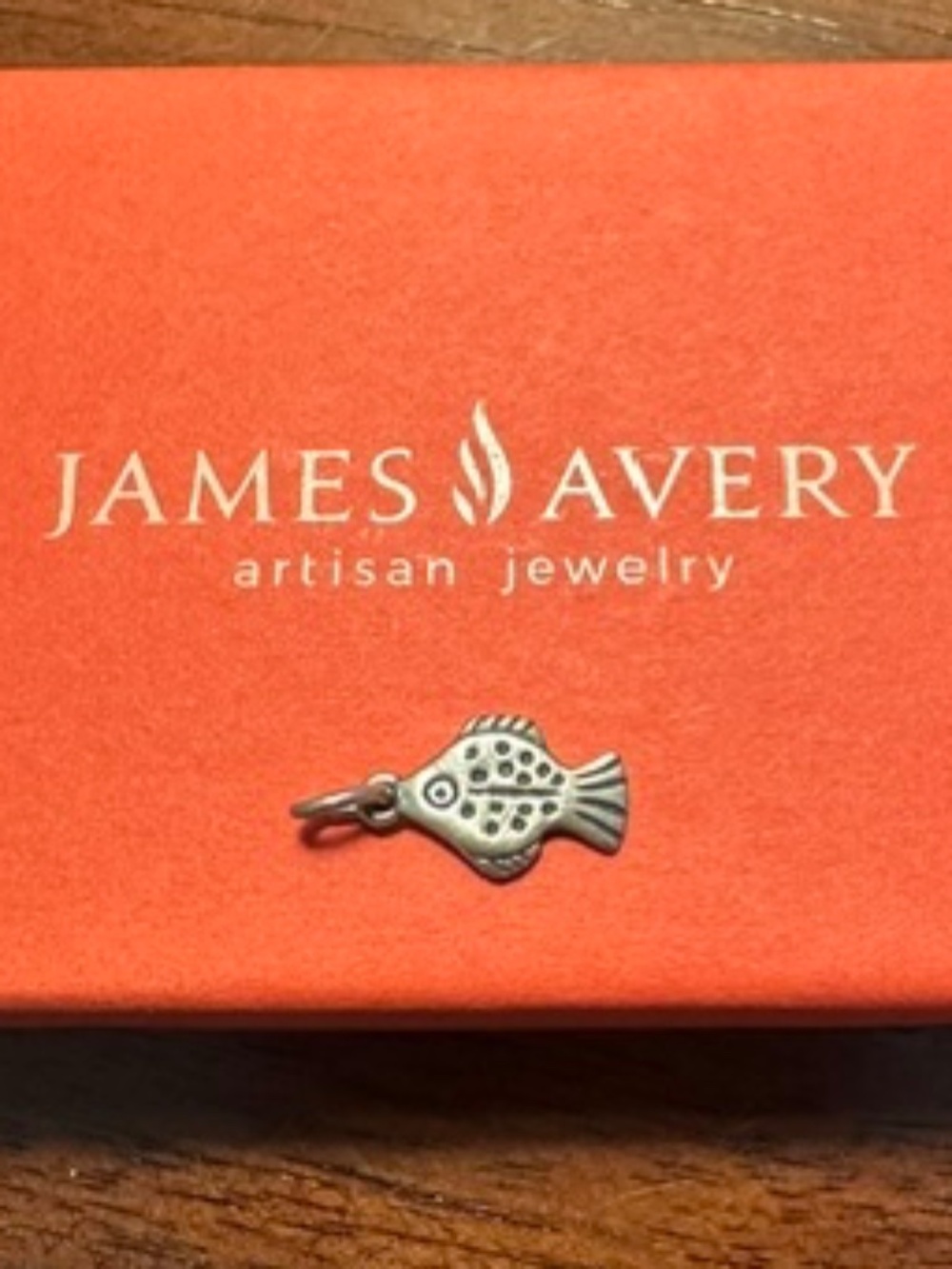 James Avery Small Spotted Fish pendant/charm Retired, Rare!